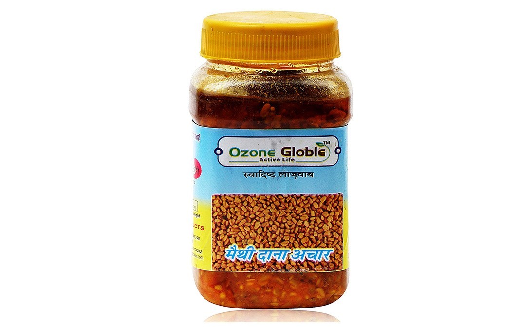 Ozone Globle Methi Dana Pickle    Plastic Jar  800 grams